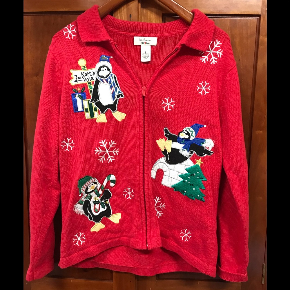 Bechamal Christmas sweater- Like New!